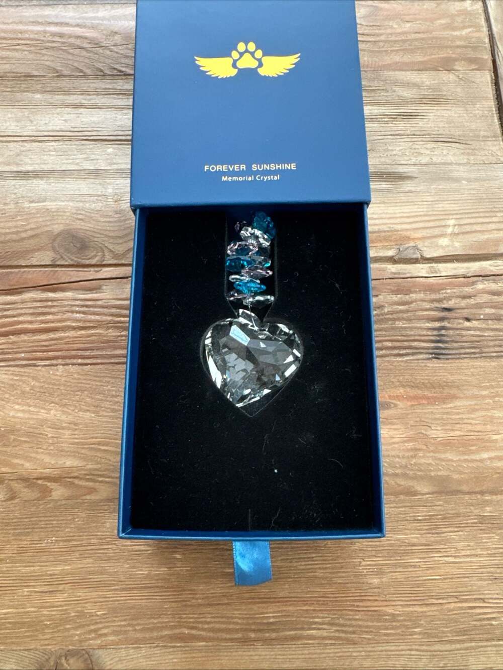 Forever Sunshine Memorial Crystal Pet Remembrance Suncatcher